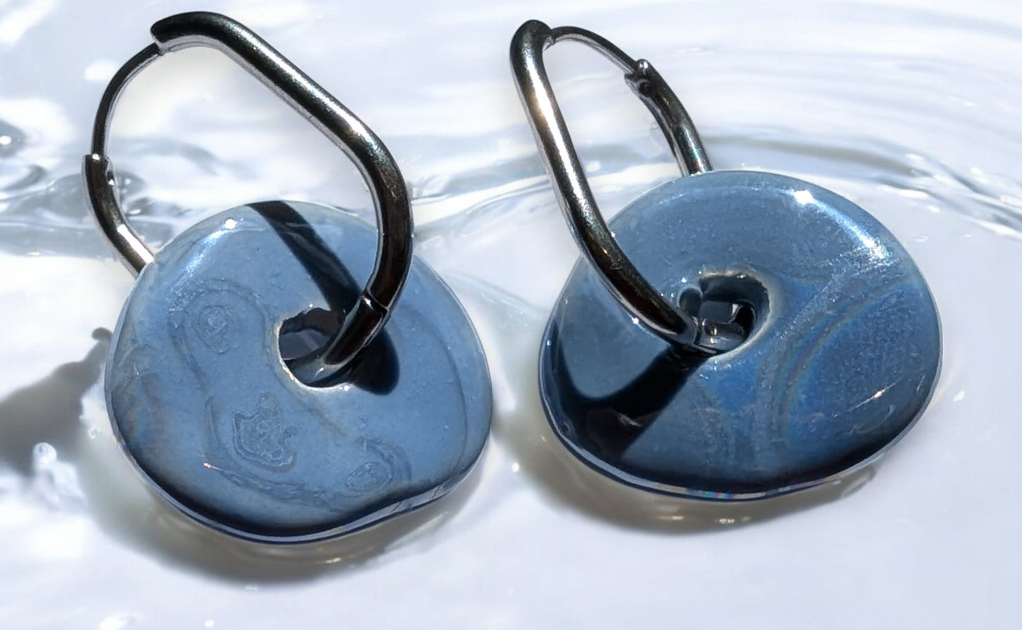 Boucles d'oreilles Donut en céramique