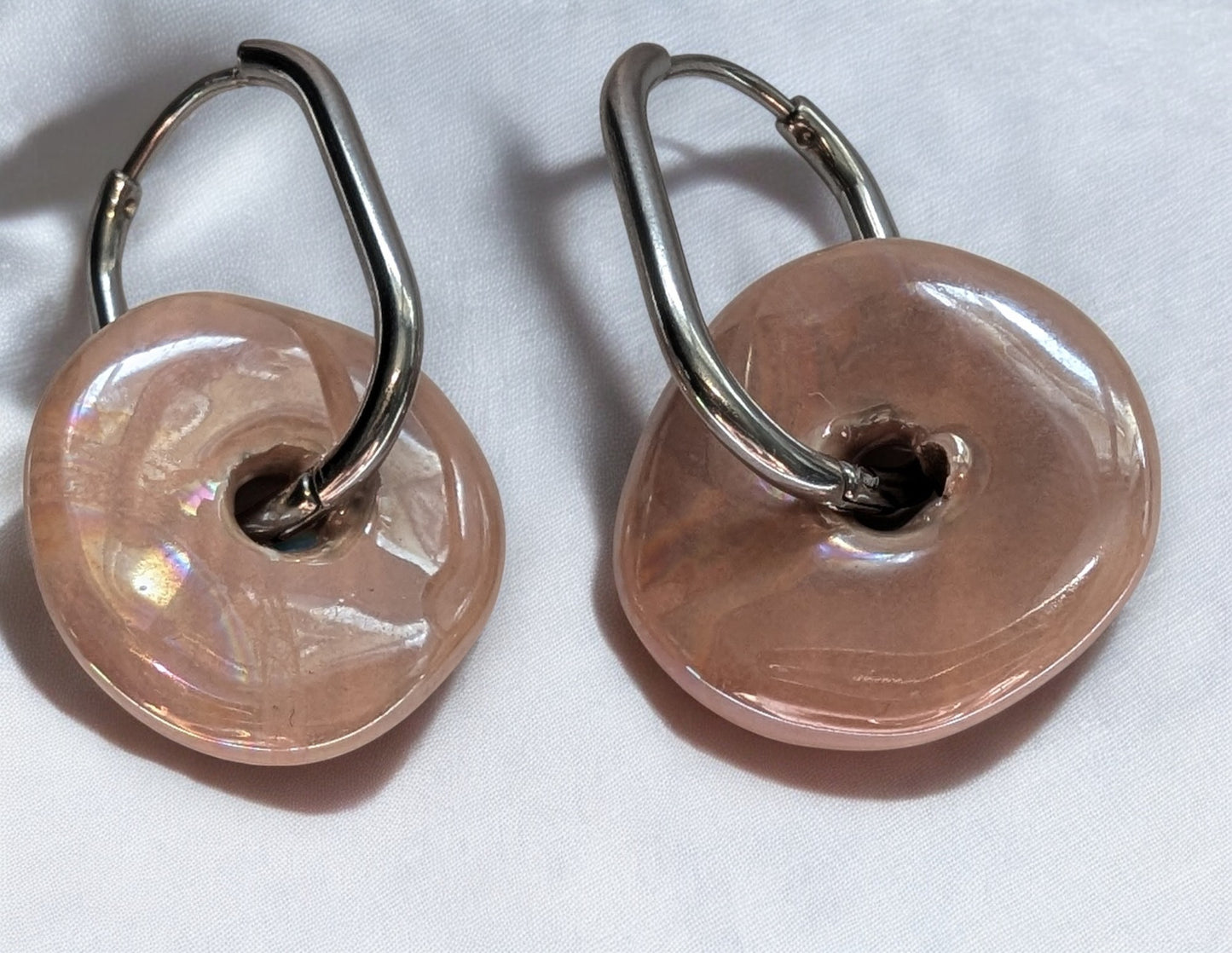 Boucles d'oreilles Donut en céramique