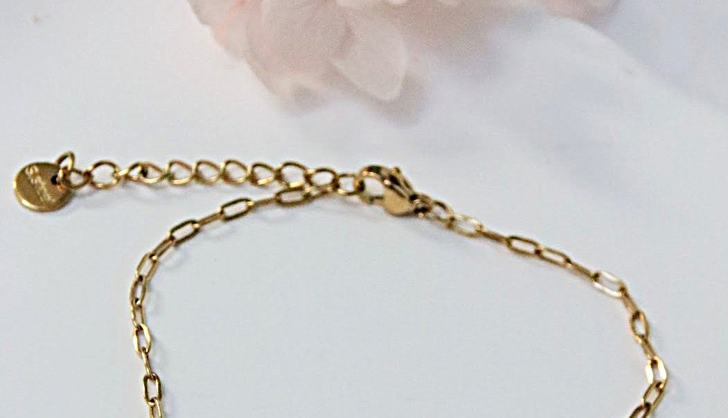 Bracelet Talysa, maille acier inoxydable fine