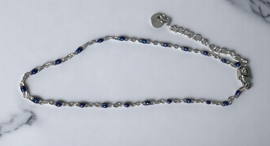 Bracelets de cheville Linéa avec perles de résine (grand choix de coloris)