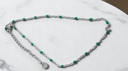 Linéa - Bracelets de cheville avec perles de résine (grand choix de coloris)